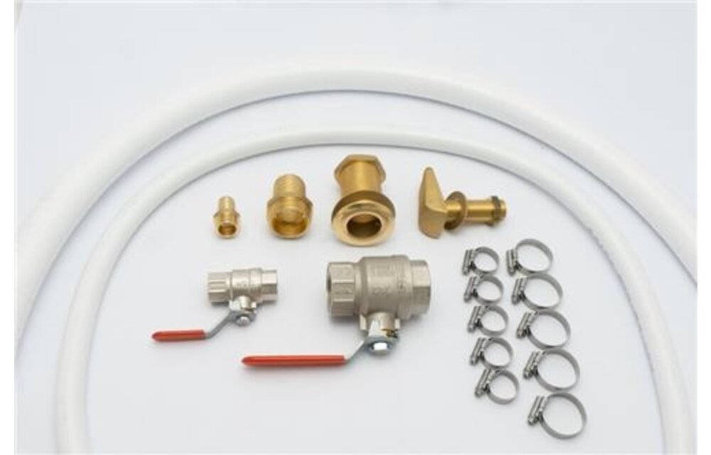 Hollex aansluitkit elektrisch toilet in 3/4"out 1"