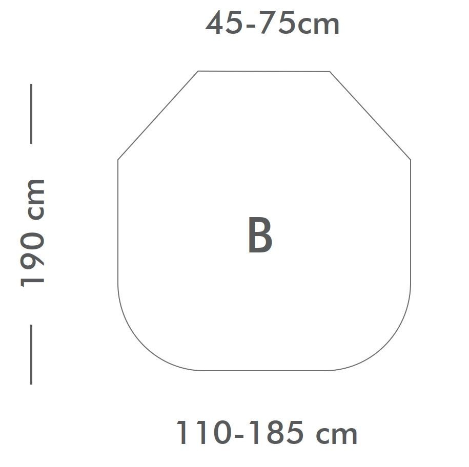 Elastisch hoeslaken B - Ecru