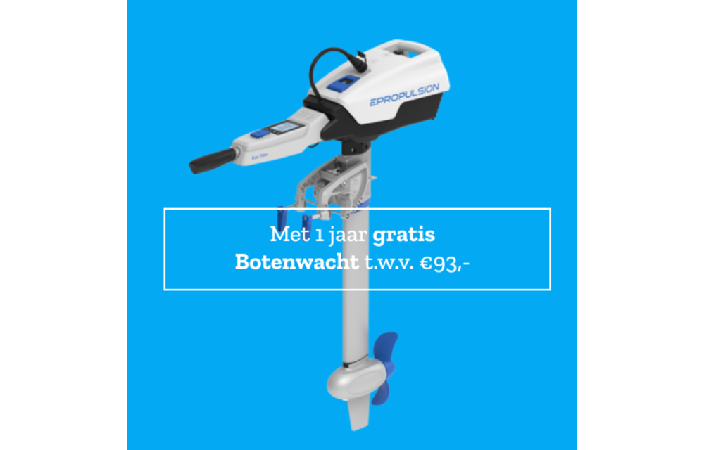 ePropulsion Spirit 1.0 Plus (Extra kortstaart-tiller)