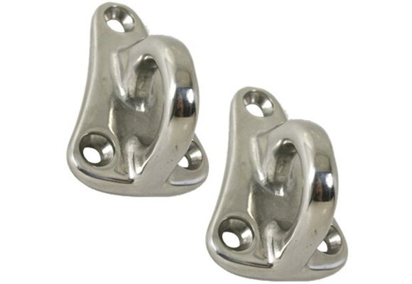 2 stuks RVS Fenderhaak met oog