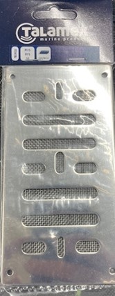 Ventilatierooster met gaas 152x76mm