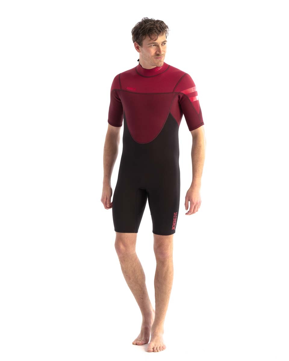 Jobe Perth 3/2mm Shorty Wetsuit | Heren | Rood - Maat M (25% korting)