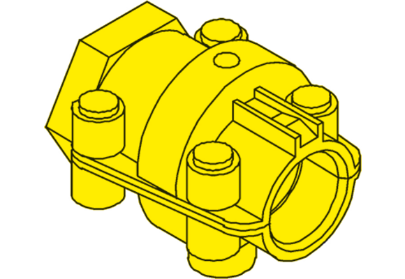 SeaStar Adaptor QCII voor SSC62 kabels x Safe-T, Big-T