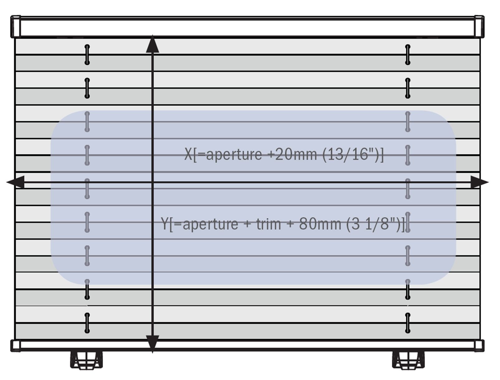 Dometic Oceanair Skysol Motion geplisseerd gordijn wit