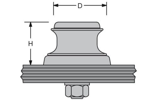 Antal Aluminium 1-schijfs organize