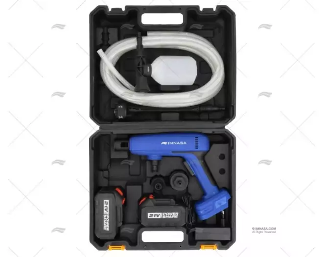 Waterdruk pistool voor dekwas met accu