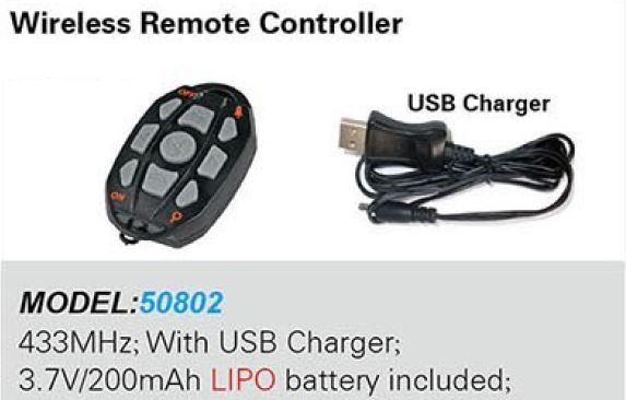 Afstandsbediening draadloos Cayman B 433 mHz