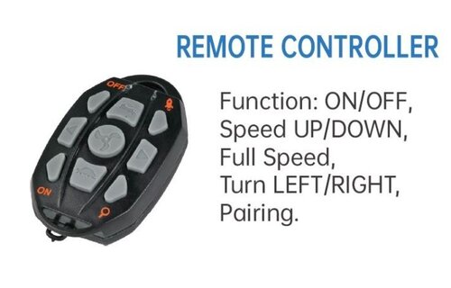 Elektrische trolling motor Cayman B / 55 Lbs zwart