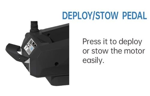 Elektrische trolling motor Cayman B / 80 Lbs GPS zwart