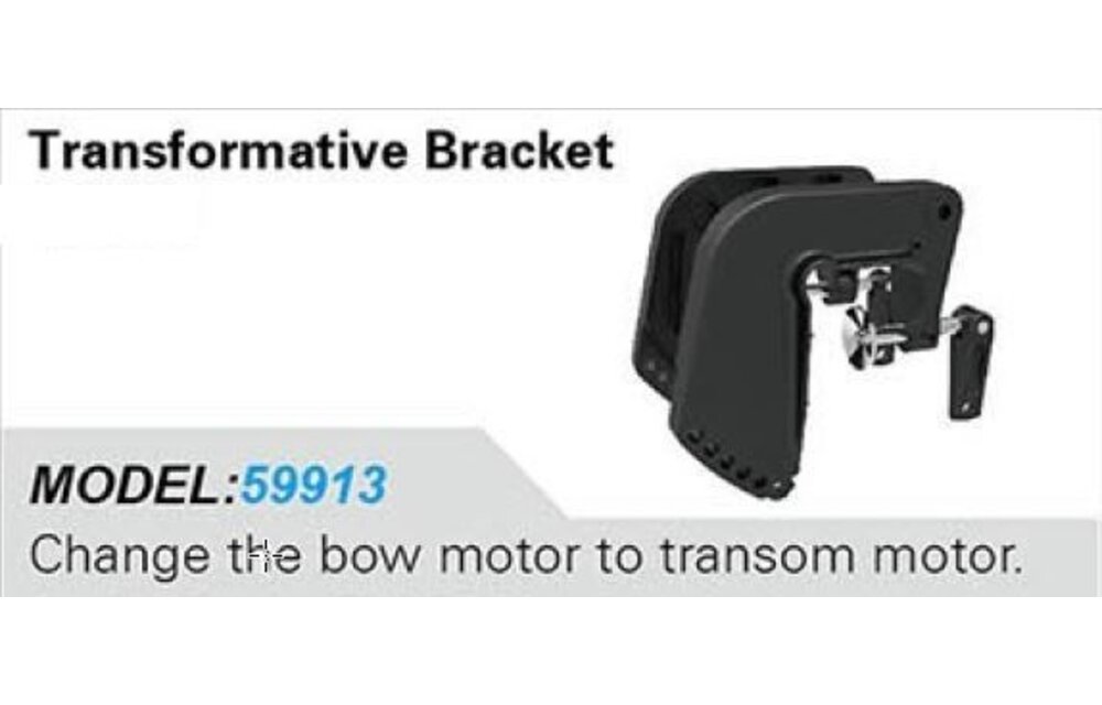 Set steunen voor ombouwen boegmotor naar spiegelmotor