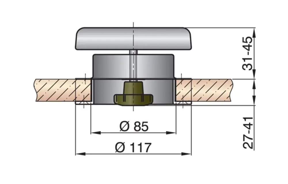 Vetus RVS Dekventilator Paddestoel