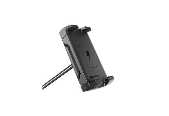 AquaAmp 510 Verticale vlakke klemhouder, 10W Qi, geen magneet