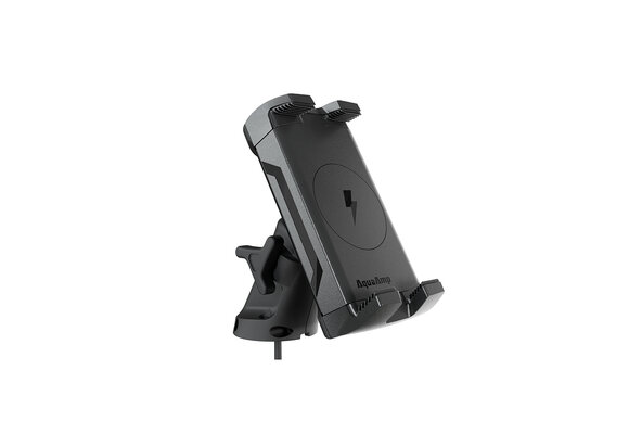 AquaAmp 515-ARM Verticale verstelbare klemhouder, 15W Qi2, standaard magneet