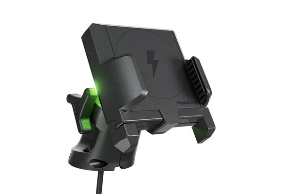 AquaAmp 910-ARM Verticale verstelbare klemhouder met LED, 10W Qi, geen magneet