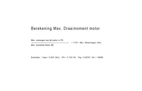Technodrive mechanische keerkoppeling TMC40P