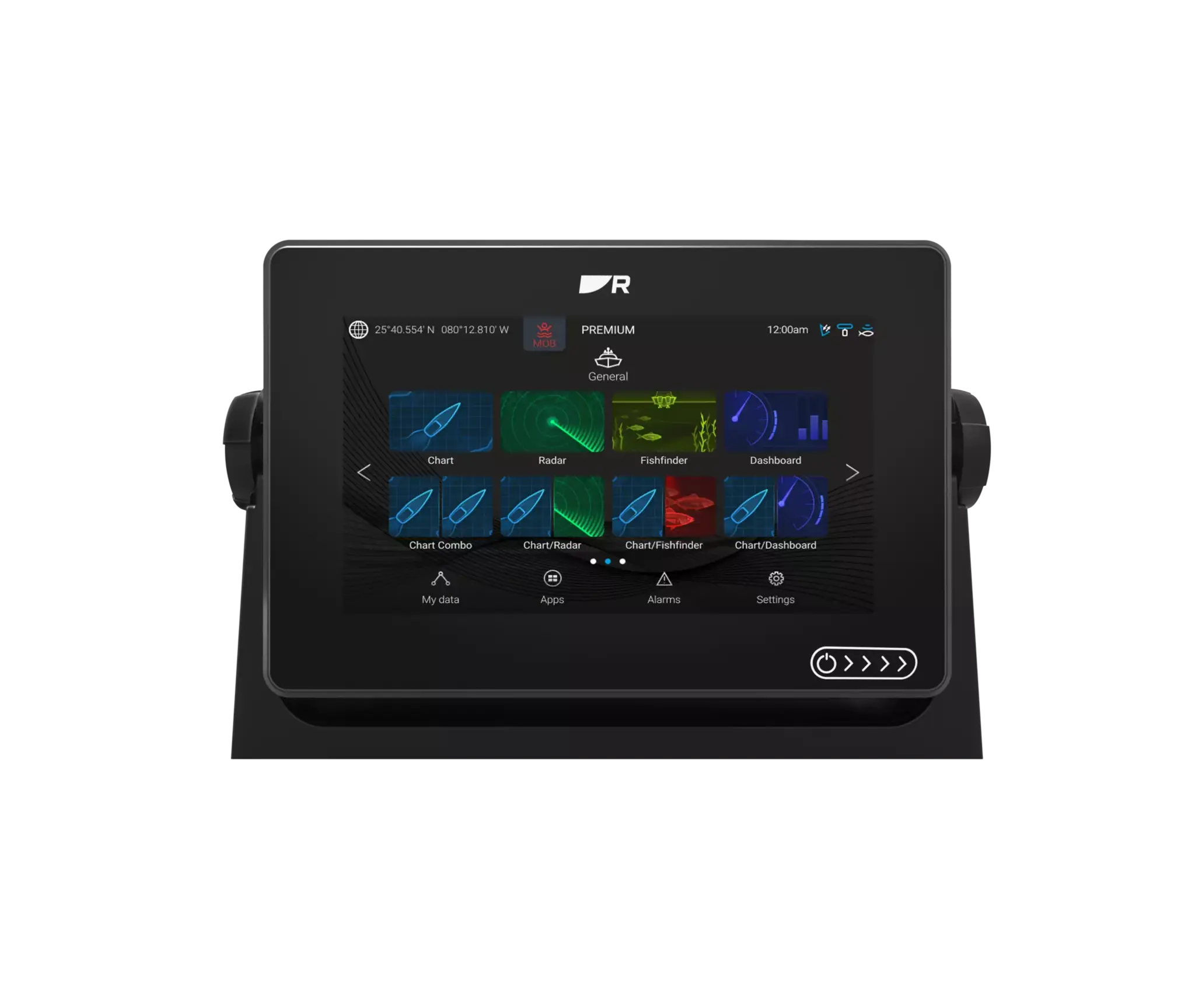 Raymarine AXIOM+7 kaartplotter