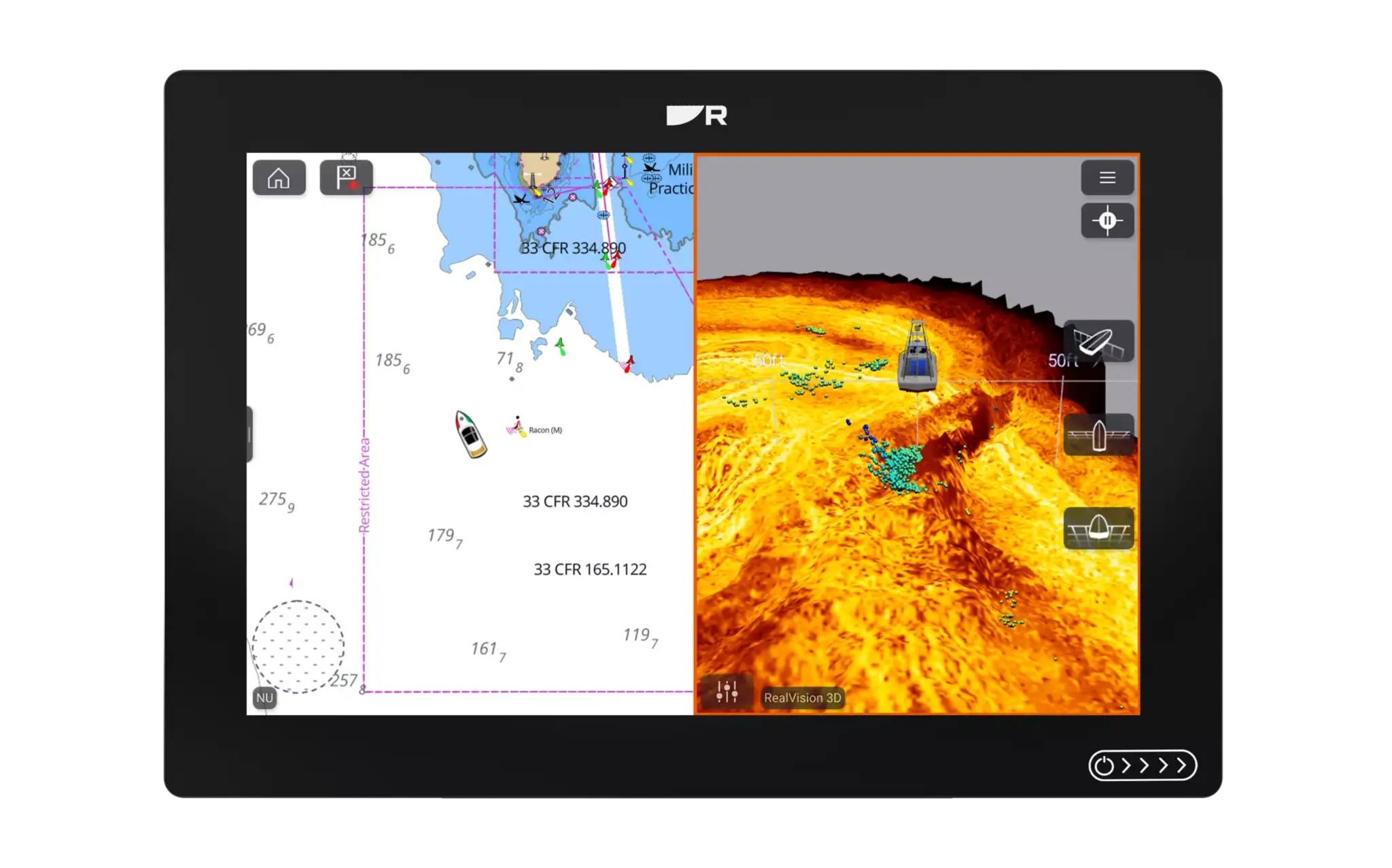 Raymarine AXIOM+12 RV kaartplotter