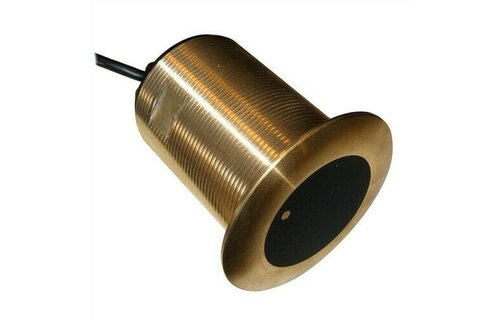 Raymarine CPT-S Bronzen conische HIGH CHIRP transducer, ThruHull, 0°/<5° romphoek. Kabellengte 10mtr