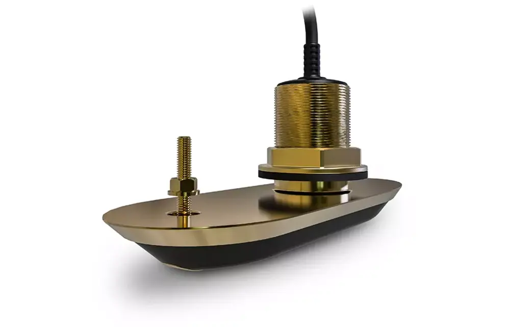 Raymarine RV-200 RealVision 3D bronzen thruhull transducer 0°/<6°, directe aansluiting AXIOM (Pro) RV (RVX) MFD's, 8mtr kabel
