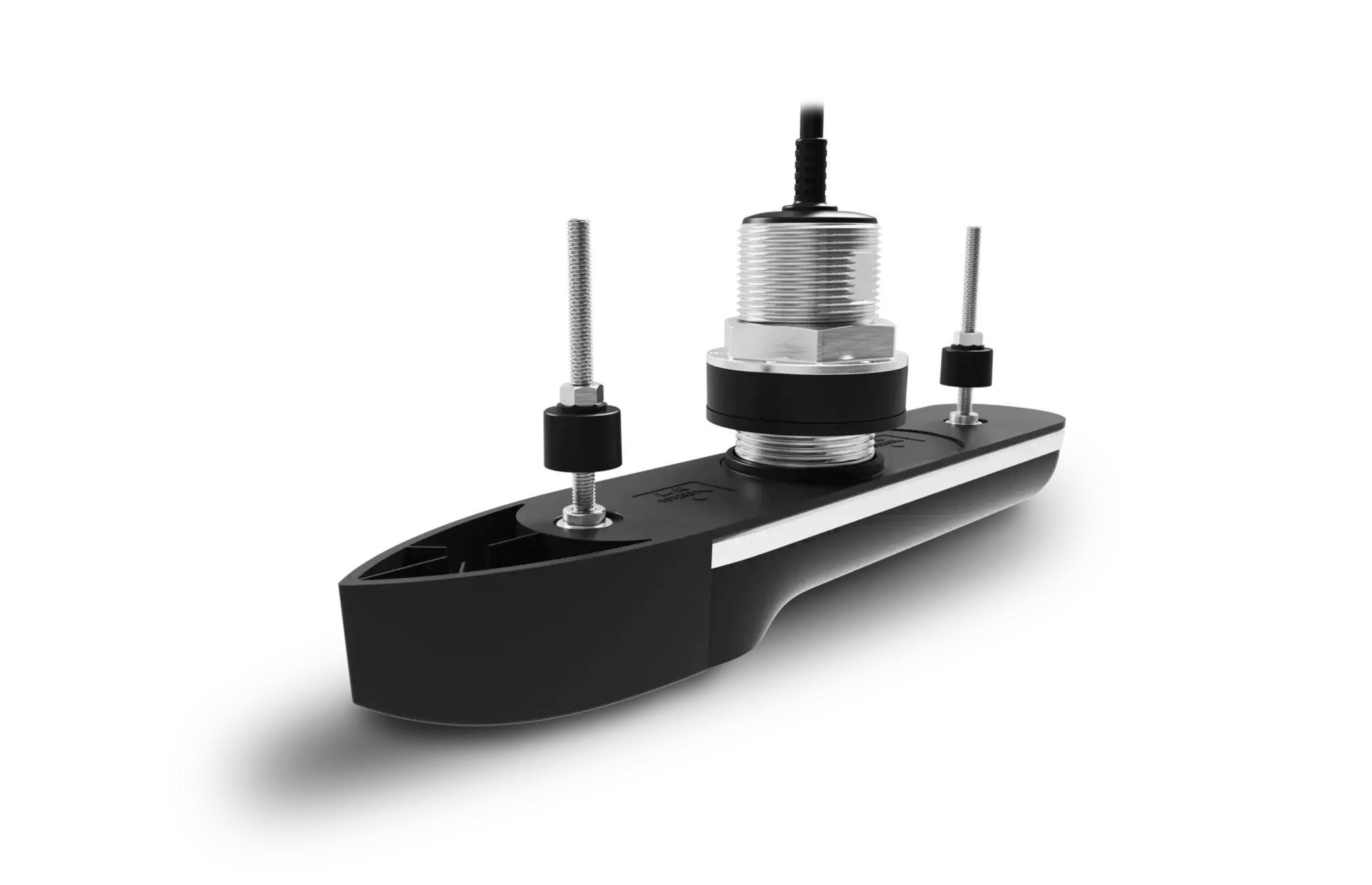 Raymarine RVM-400 RealVision 3D RVS Thru Hull Transducer 0°/ <6°, Directe aansluiting op AXIOM2 PRO-RVM en RVM1600, kabellengte 8mtr Pakket bestaande uit RVM412 RealVision 3D RVS thru-hull tranducers (stuur-en bakboord), (>6°/ <18°), 2x 2mtr, Y-kabel en 8