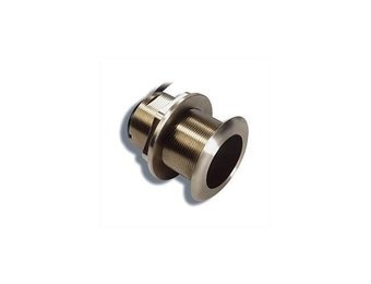 Raymarine B60 Bronzen Low Profile ThruHull diepte transducer, 8-15° hoek. 600W, incl. 9mtr kabel