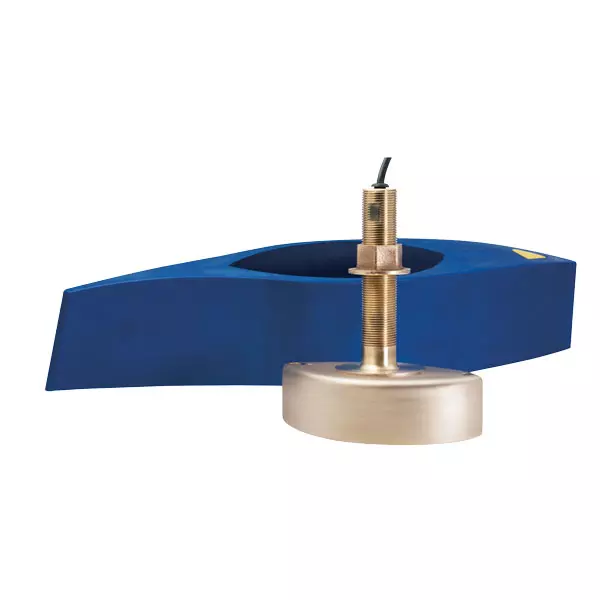 Raymarine B258 Bronzen ThruHull diepte/temp transducer incl. fairing. DSM3x/CP3xx ( 8 pins)
