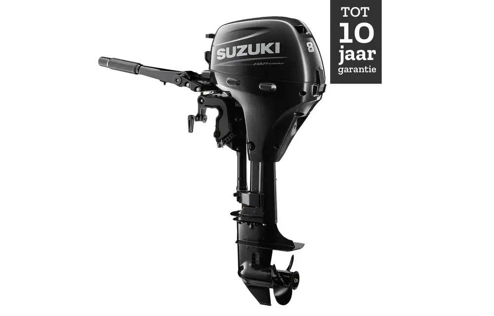 Suzuki buitenboordmotor 8 pk – DF8A -Langstaart – Zwart