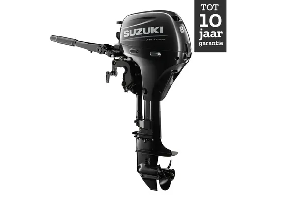 Suzuki buitenboordmotor 8 pk – DF8A -Langstaart – Zwart