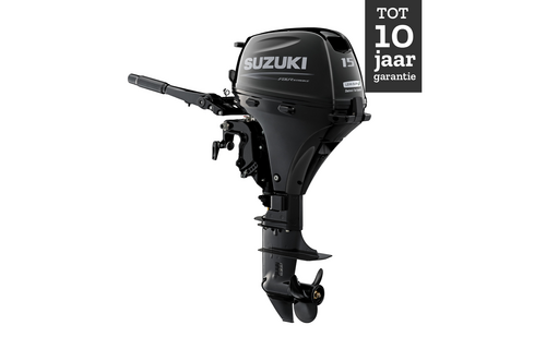 Suzuki buitenboordmotor 15 pk – DF15A - Kortstaart – Zwart