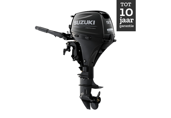 Suzuki buitenboordmotor 9.9 pk – DF9B - Langstaart – Zwart