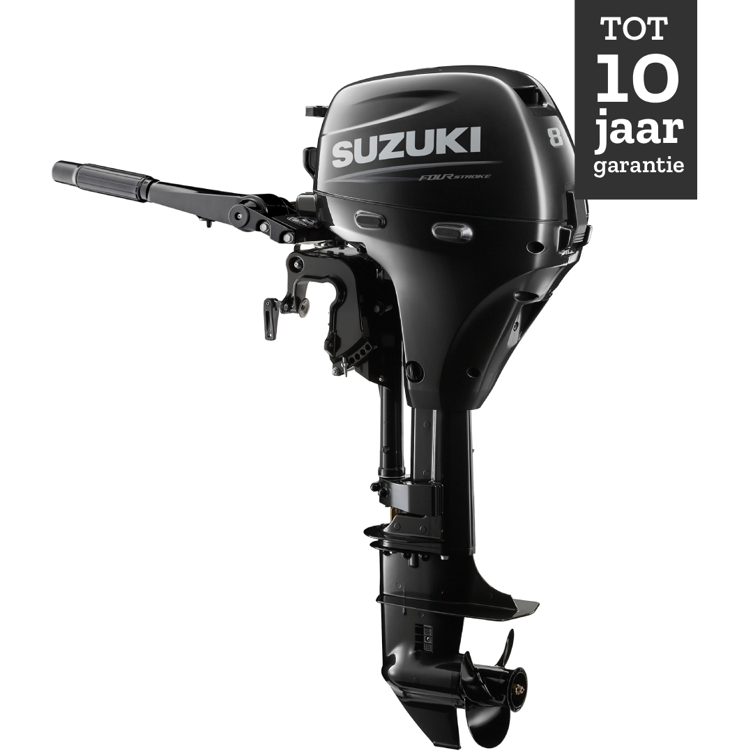 Suzuki buitenboordmotor 8 pk – DF8A - Kortstaart – Zwart