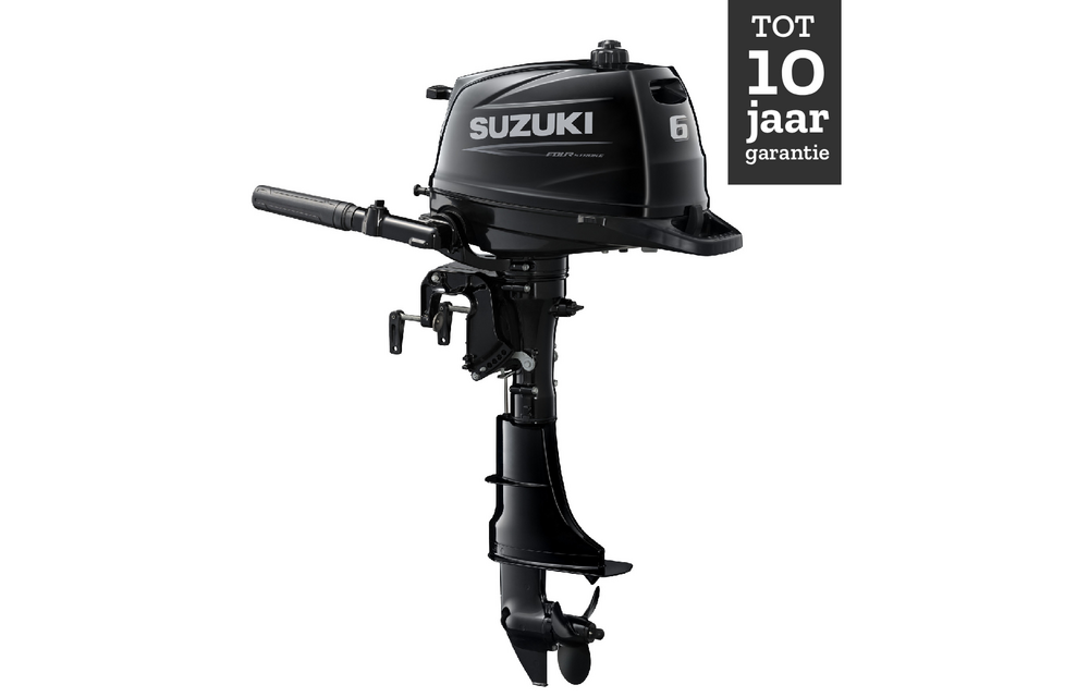 Suzuki buitenboordmotor 6pk - DF6A - Langstaart - Zwart