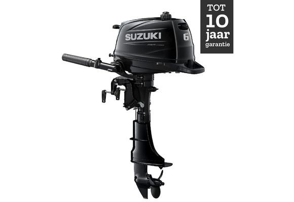 Suzuki buitenboordmotor 6pk - DF6A - Langstaart - Zwart