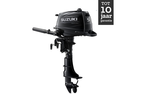 Suzuki buitenboordmotor 5pk - DF5A - Langstaart - Zwart