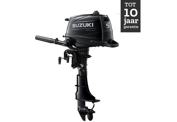 Suzuki buitenboordmotor 5pk - DF5A - Langstaart - Zwart