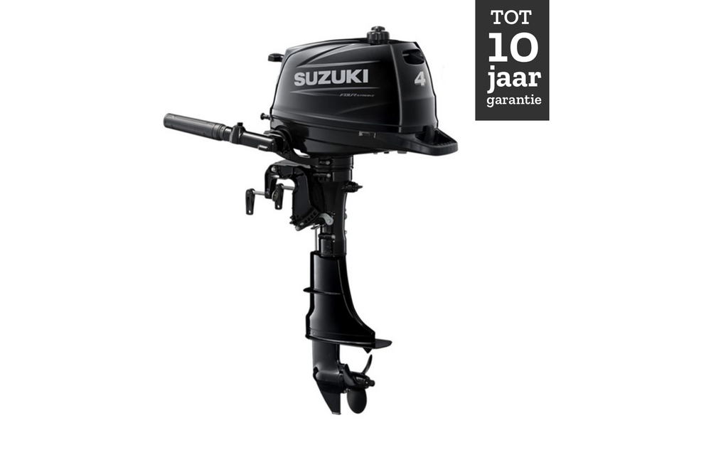 Suzuki buitenboordmotor 4pk - DF4A - Kortstaart - Zwart