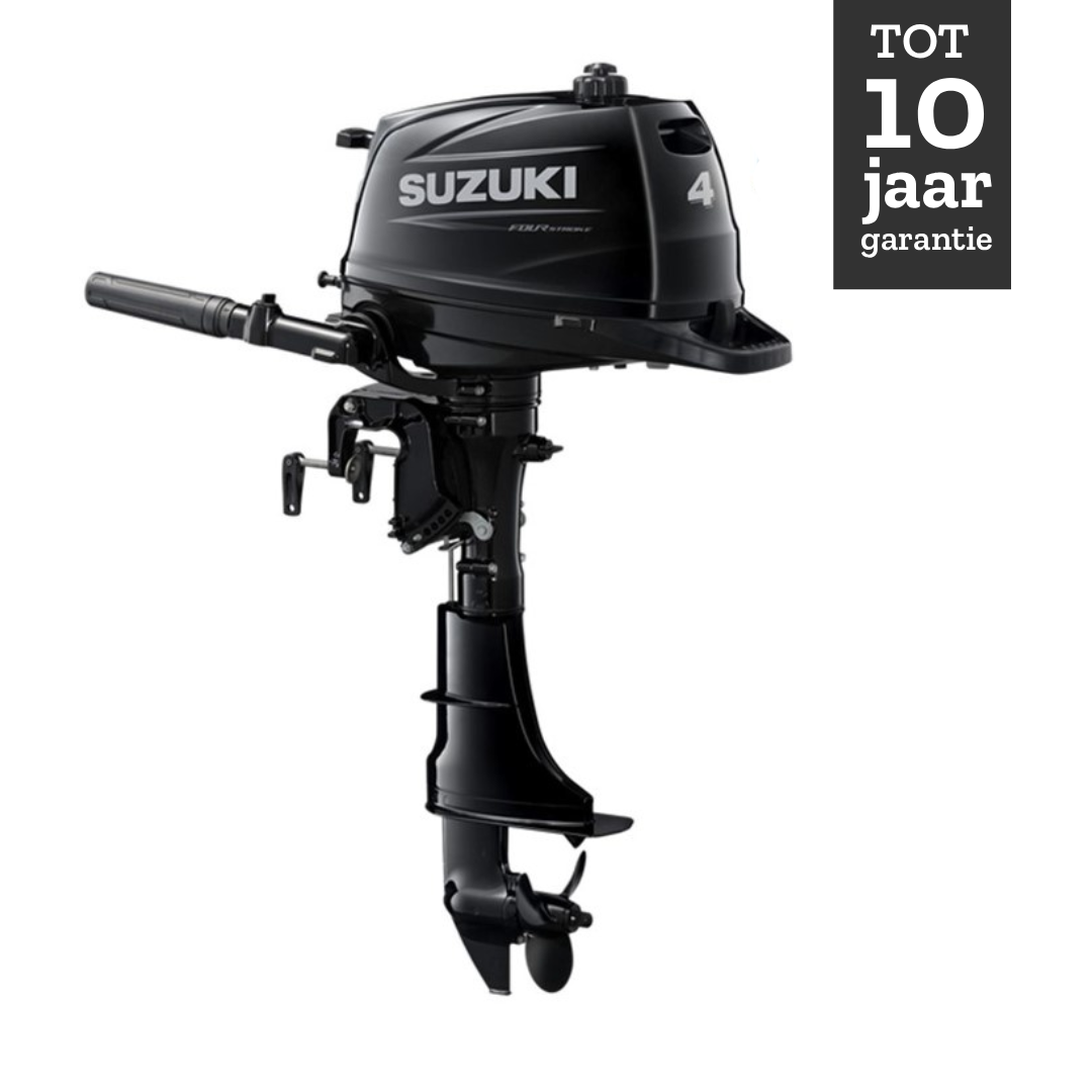 Suzuki buitenboordmotor 4pk - DF4A - Kortstaart - Zwart