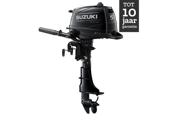 Suzuki buitenboordmotor 5pk - DF5A - Kortstaart - Zwart