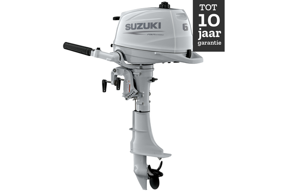 Suzuki buitenboordmotor 6pk - DF6A - Kortstaart - Wit