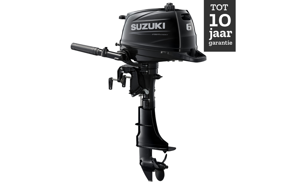 Suzuki buitenboordmotor 6 pk - DF6A - Kortstaart - Zwart