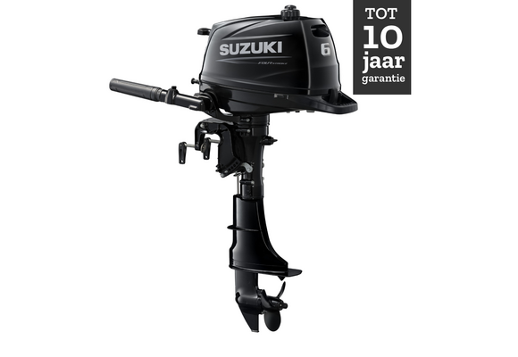 Suzuki buitenboordmotor 6 pk - DF6A - Kortstaart - Zwart