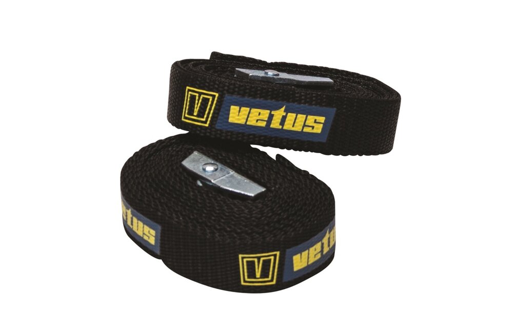 VETUS Sjorbanden, 2 stuks 3mx25mm met Vetus logo