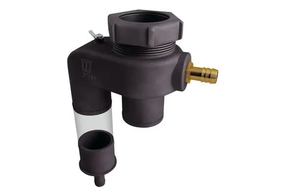 VETUS Brandstof-overloop type FSA, dop/slang 38 mm, ontluchting 16 mm