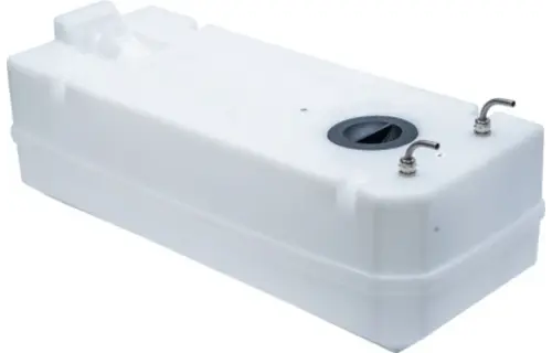 VETUS Dieselbrandstoftank incl. aansluitingen, 80 liter, 10 mm slang