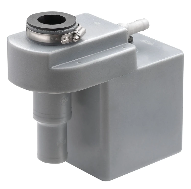 VETUS Brandstof-overloop, dekdop en slang 51 mm, ontluchting 25 mm