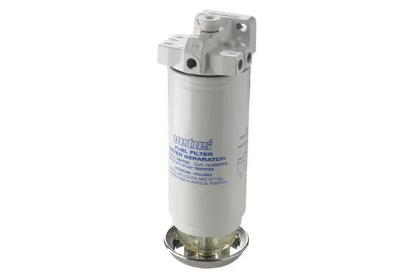 VETUS Brandstoffilter / waterafscheider met pomp, max. 600l/h