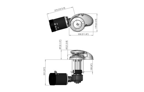 VETUS MAXWELL RC10-10 - verticale ankerlier