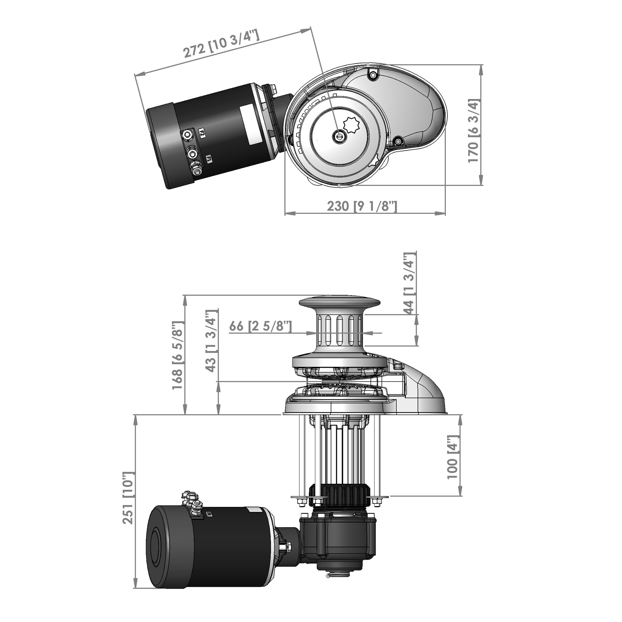 VETUS RC10-8 24V kaapstander