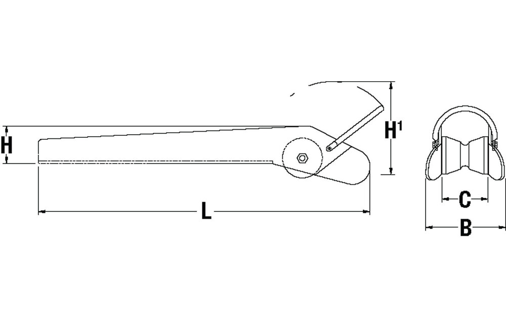 VETUS MAXWELL vaste boegrol met ankergeleider