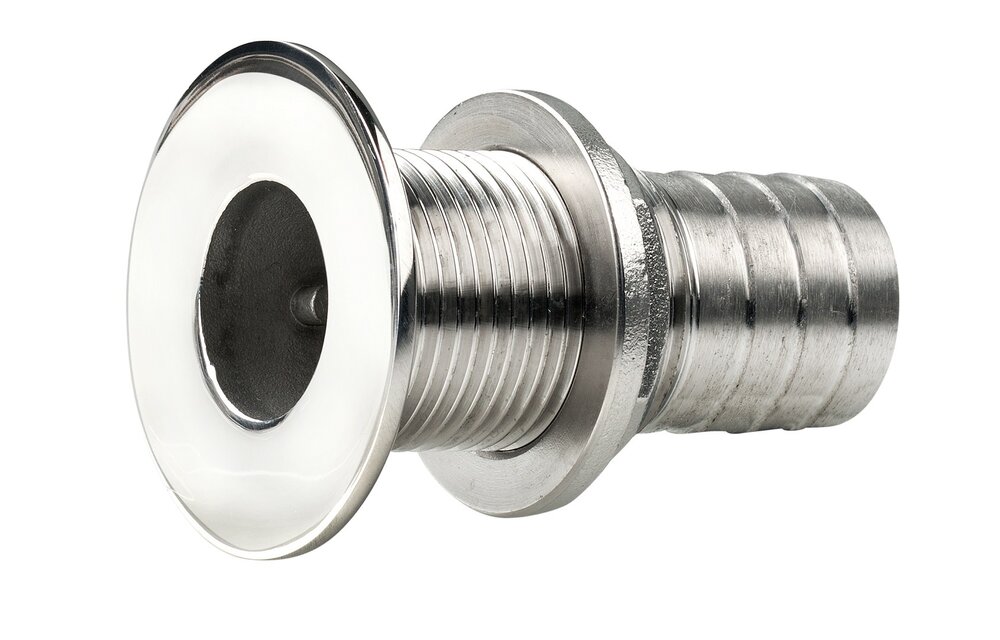 VETUS Thru hull AISI 316 - hose tail - flushed